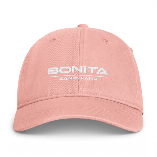 Bonita SandyLAND Embroidered Cap SandyLAND cap by Sandra Molin