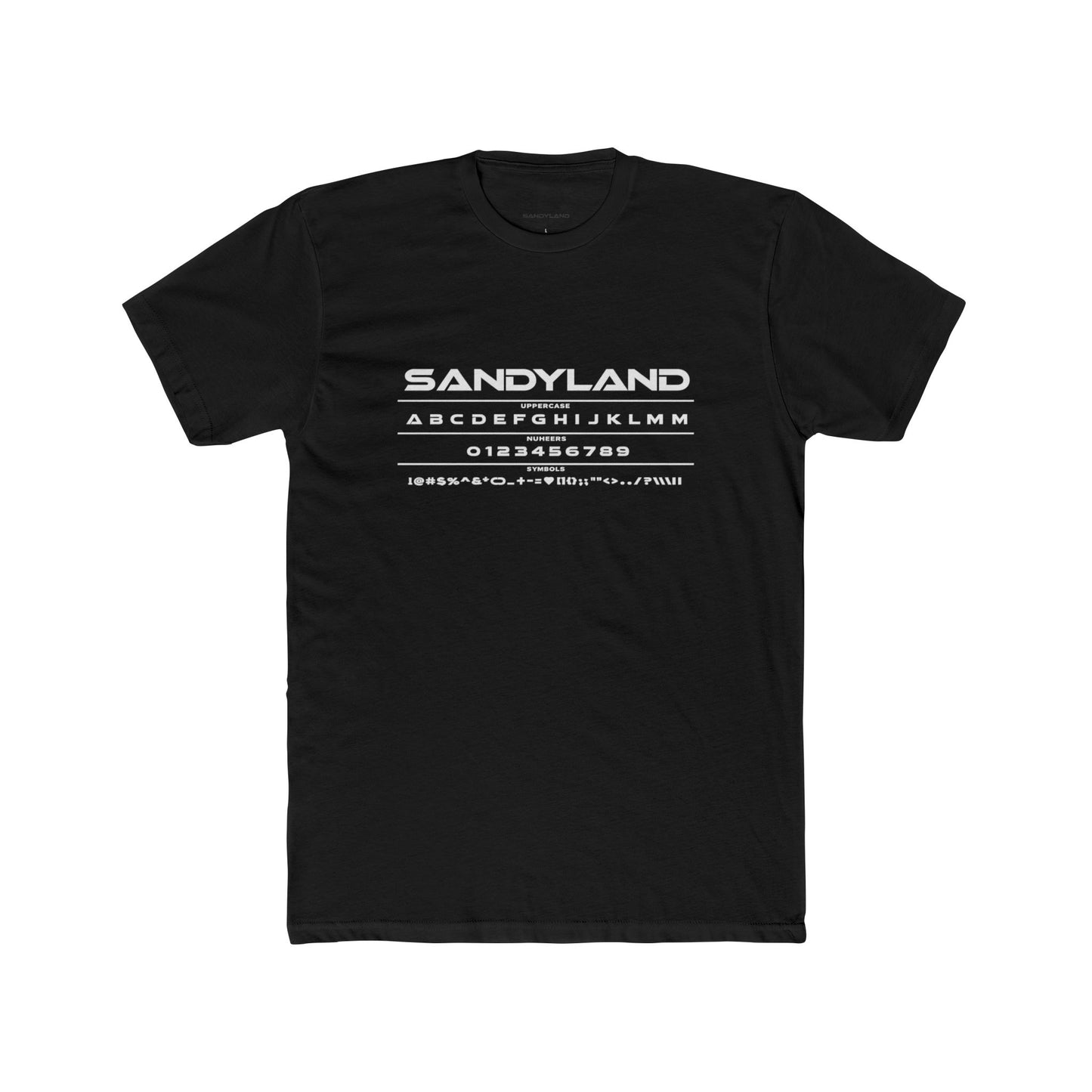 SANDYLAND - Unisex cotton crew tee