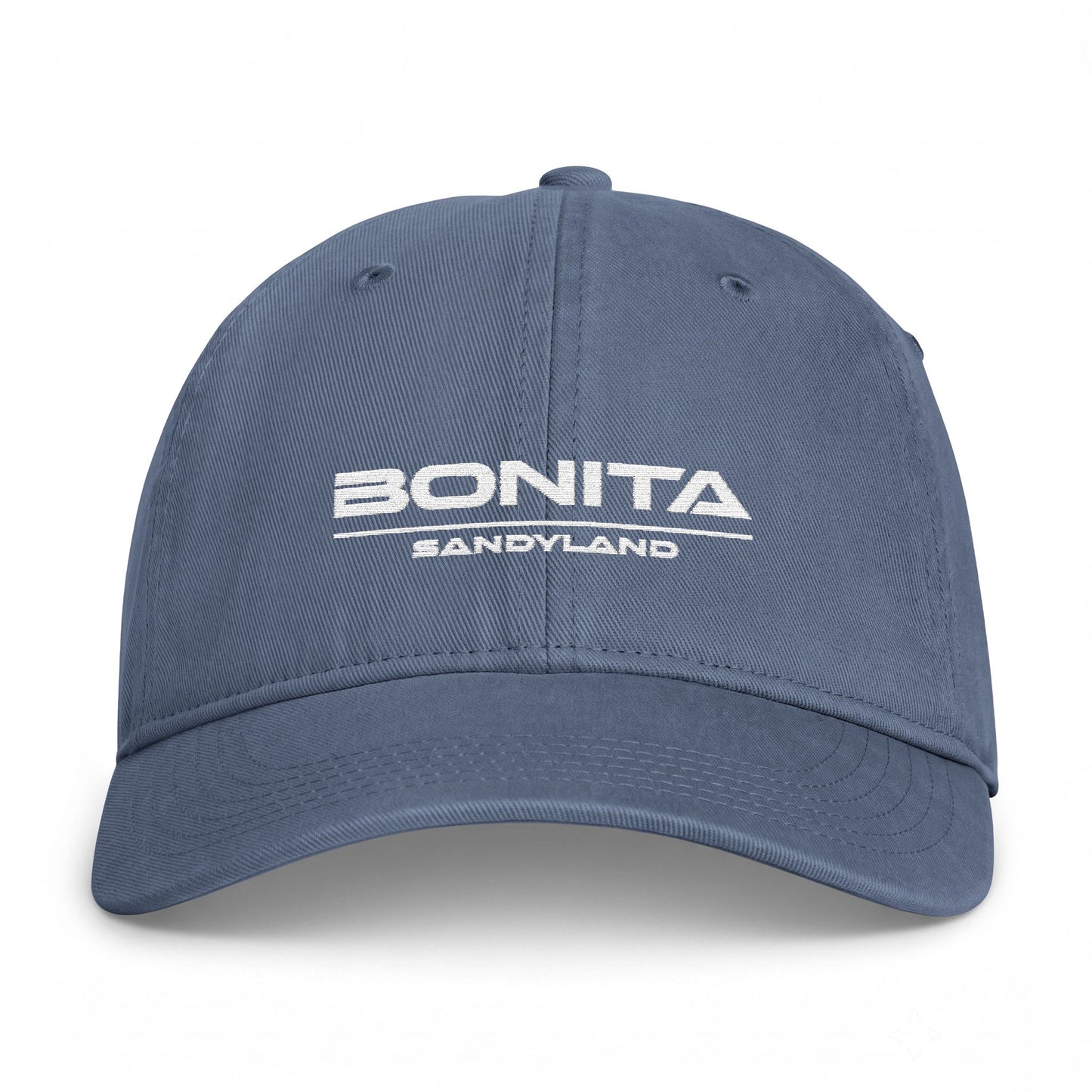 Bonita SandyLAND Embroidered Cap SandyLAND cap by Sandra Molin