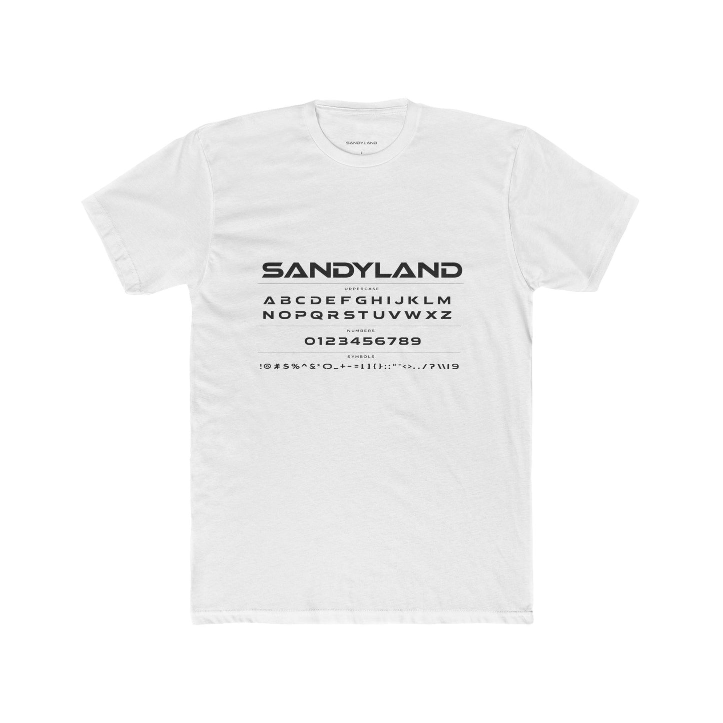 SANDYLAND Unisex Cotton Crew Tee