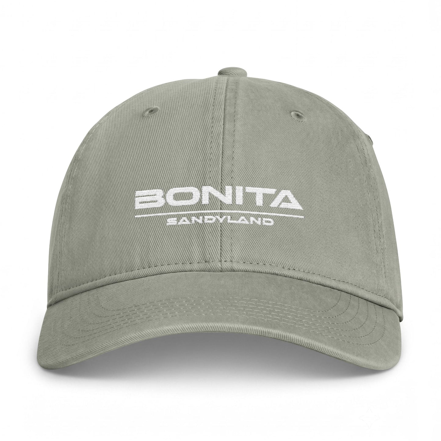 Bonita SandyLAND Embroidered Cap SandyLAND cap by Sandra Molin