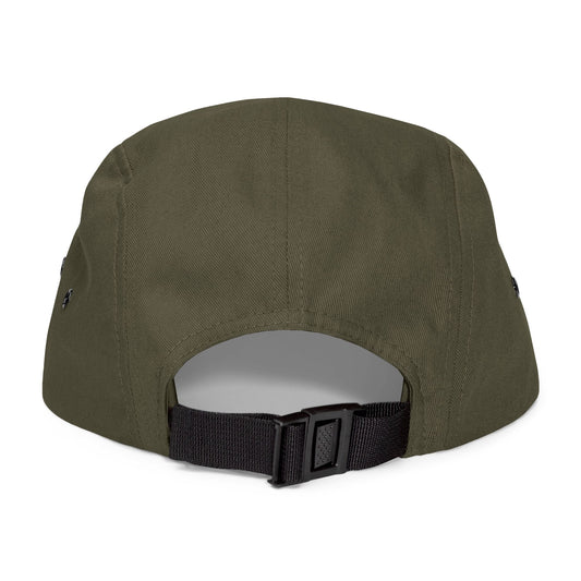SANDYLAND Embroidered 5-Panel Cap — Minimal Vintage Patch Hat