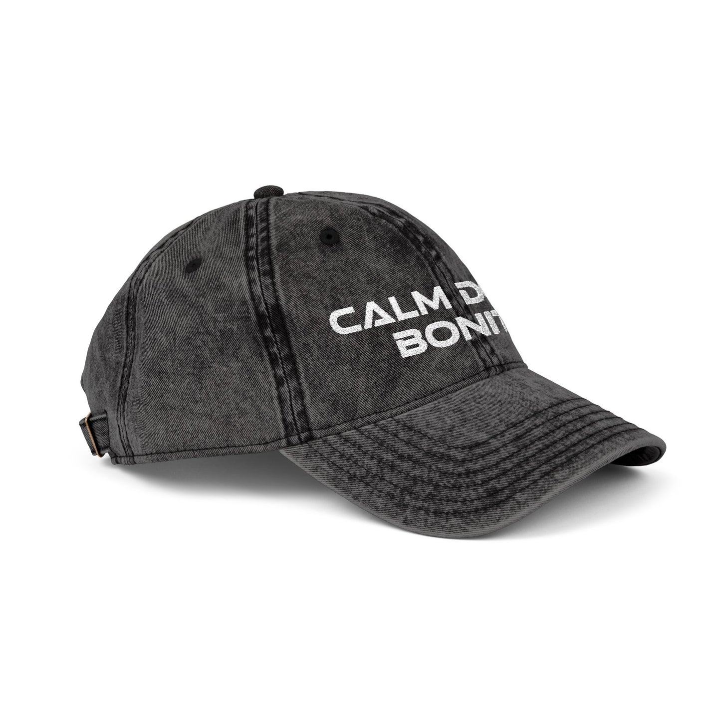 CALM DOWN BONITA CAP - Embroidered Vintage Baseball Hat