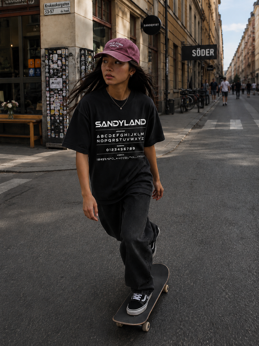 SANDYLAND - Unisex cotton crew tee
