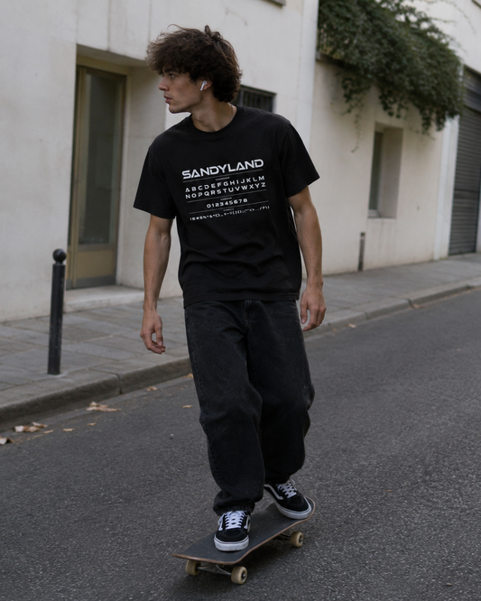 SANDYLAND - Unisex cotton crew tee