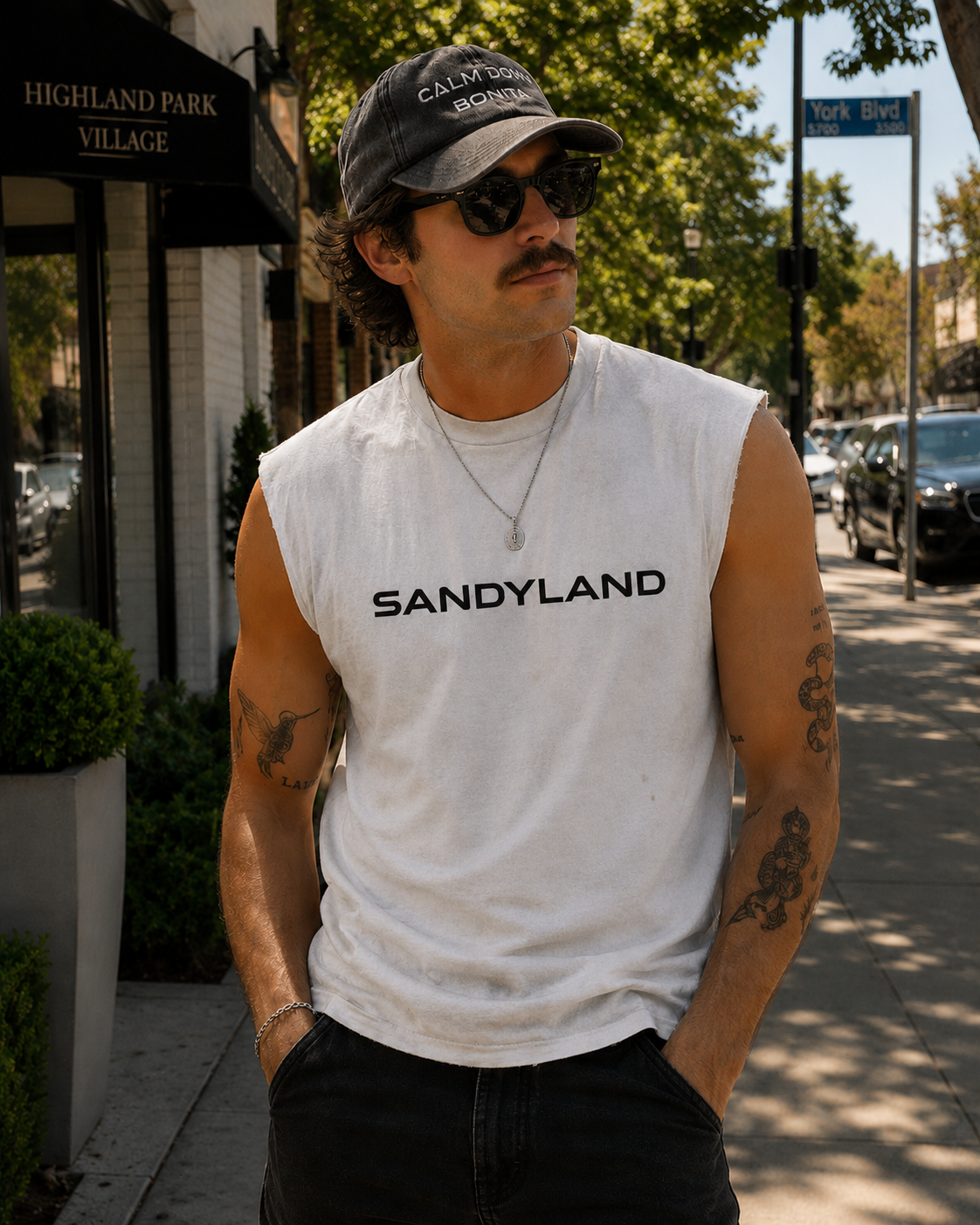 SANDYLAND Box Tee — Classic Everyday T-Shirt