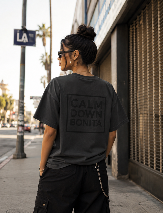 SANDYLAND CALM DOWN BONITA Boxy Tee