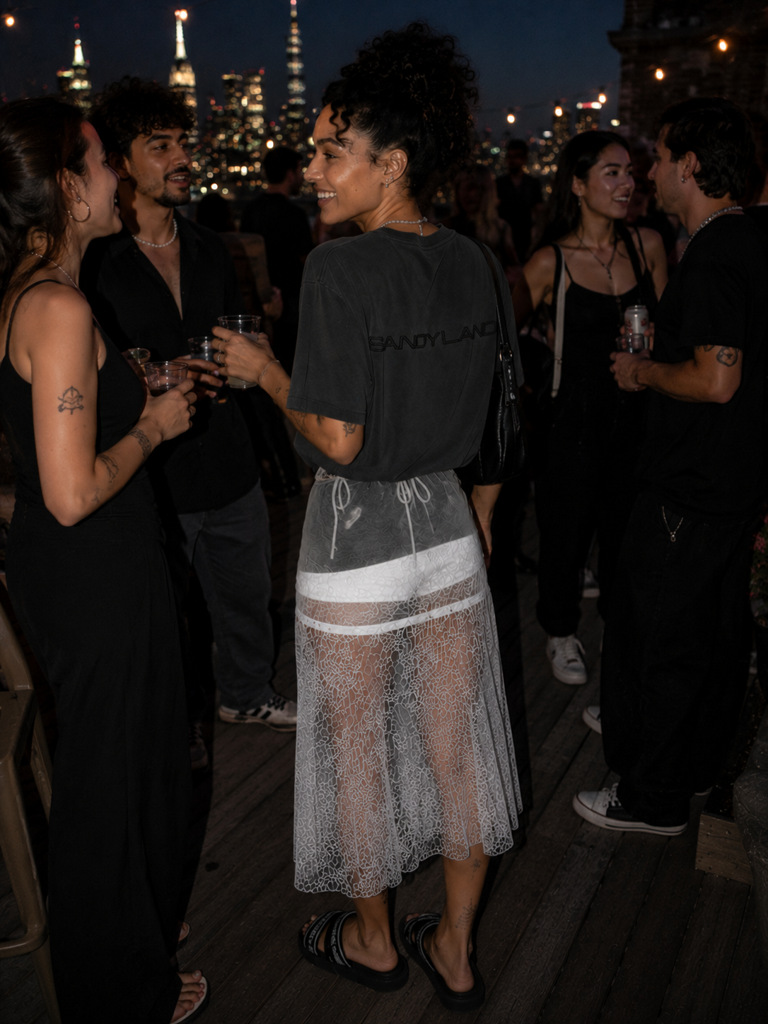 OH NO SANDYLAND Boxy Tee