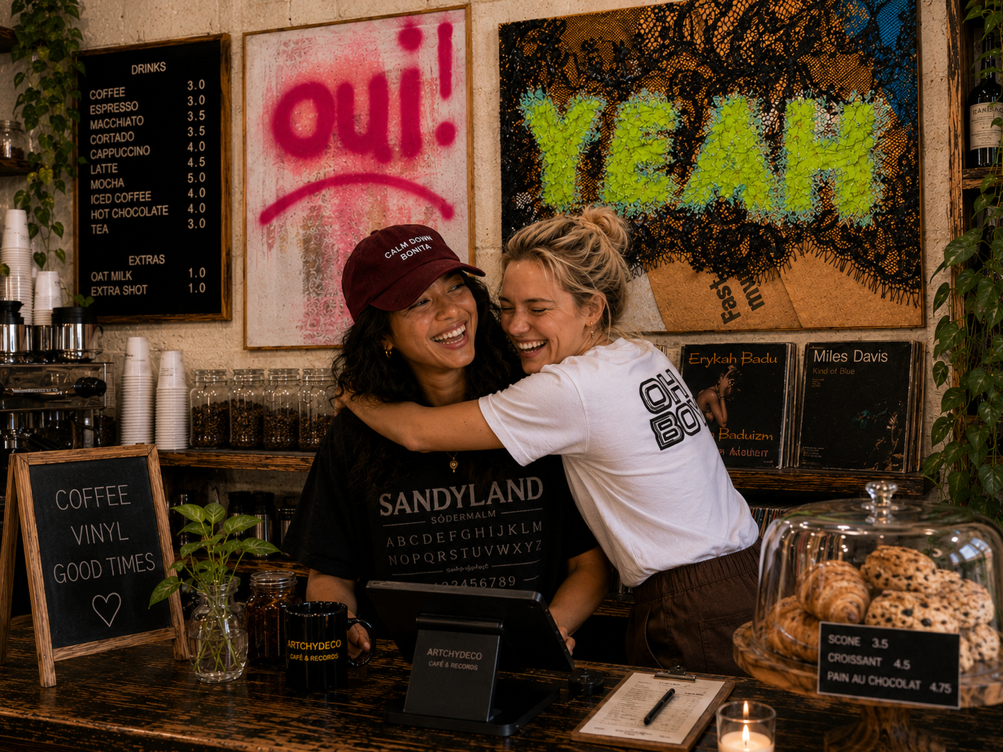 SANDYLAND - Unisex cotton crew tee