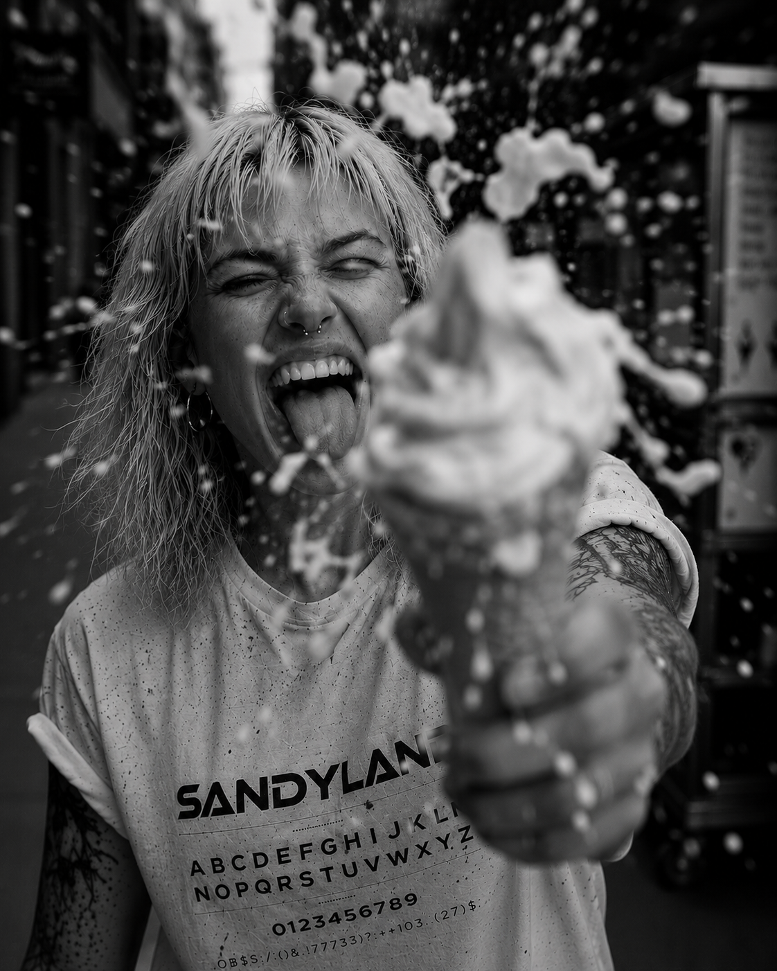 SANDYLAND Unisex Cotton Crew Tee