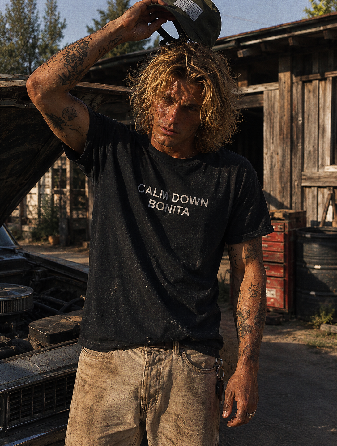 CALM DOWN BONITA — T-Shirt