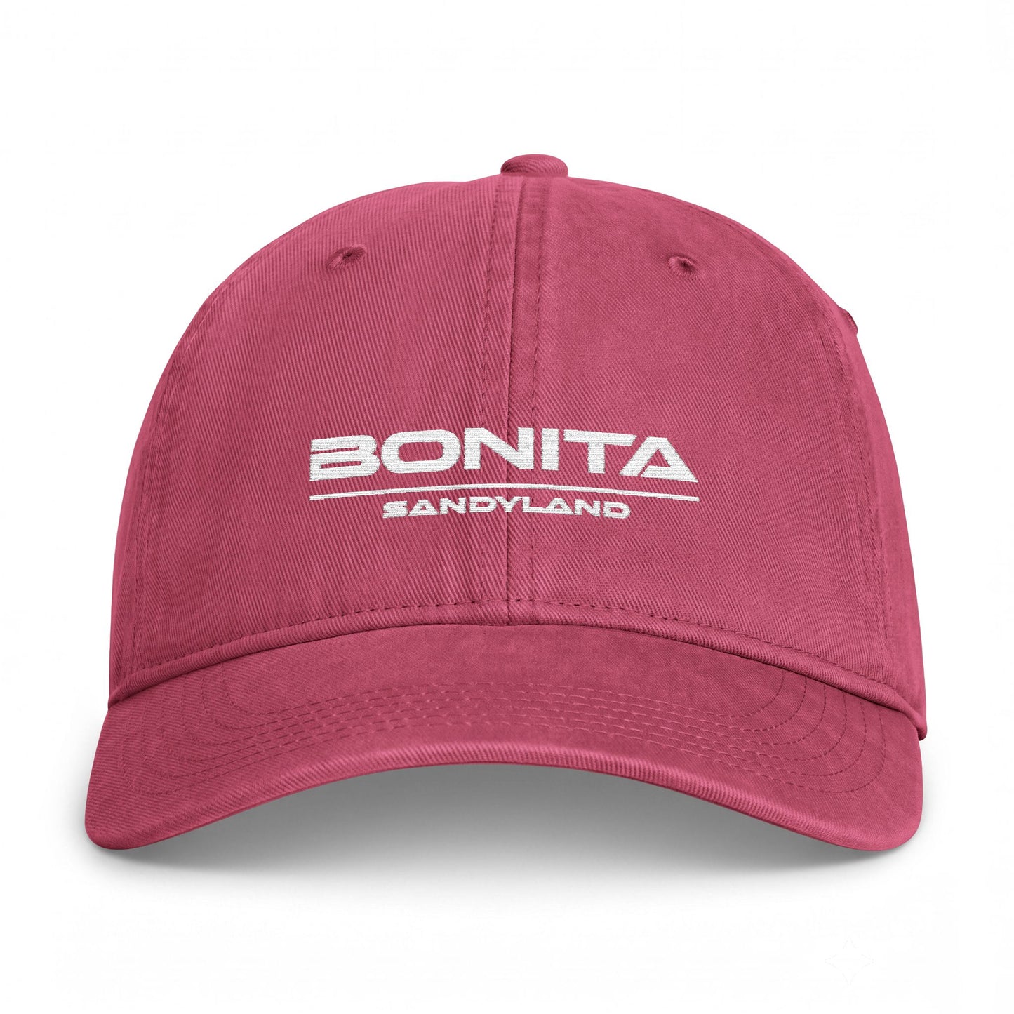 Bonita SandyLAND Embroidered Cap SandyLAND cap by Sandra Molin