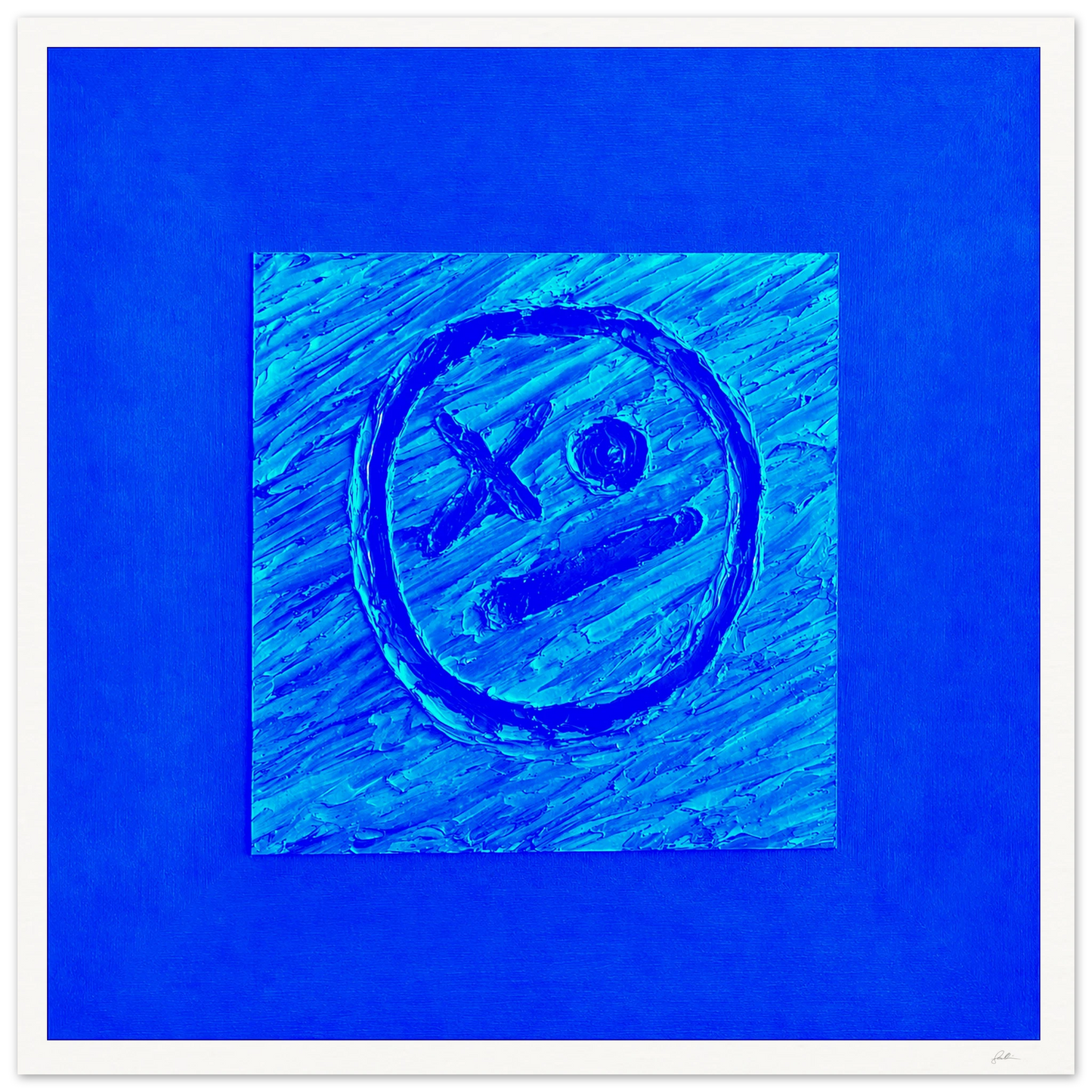 The Smiley X NO 4 SandyLAND art print by Sandra Molin