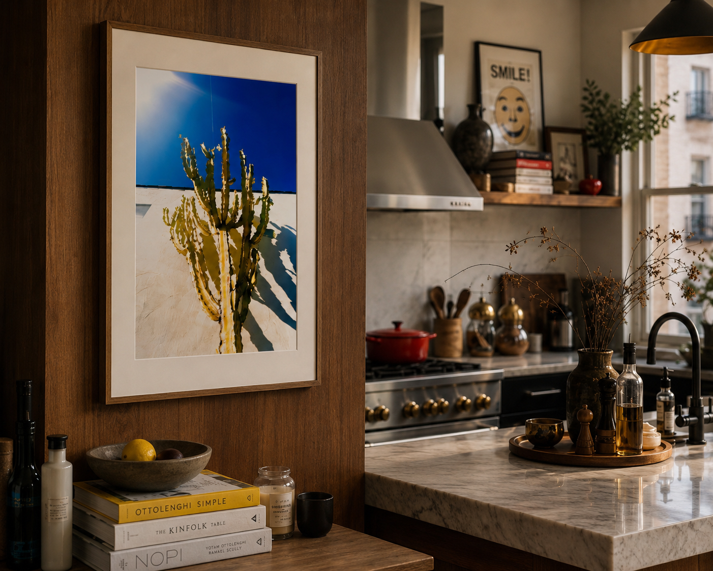 Desert Structure SandyLAND art print by Sandra Molin