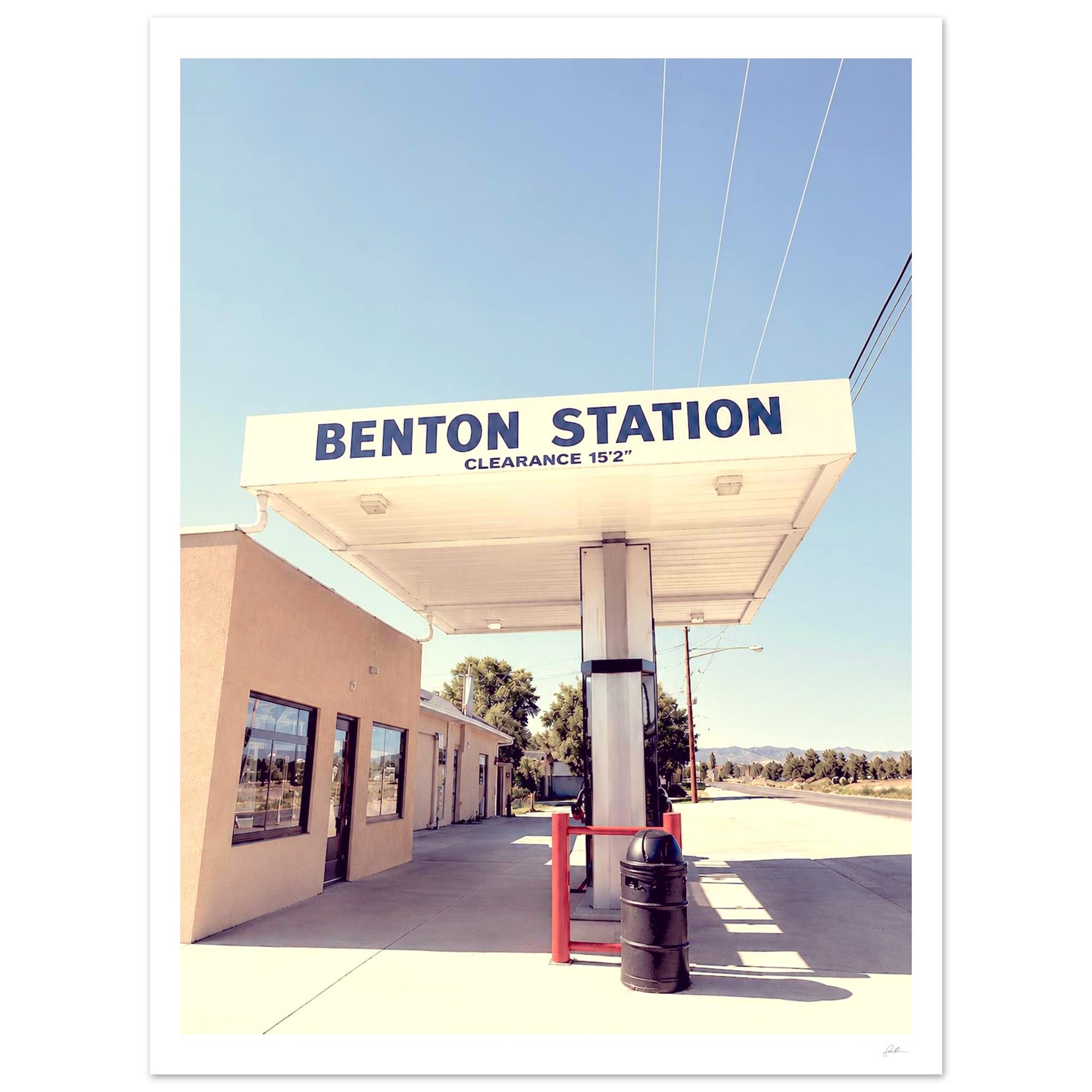 Benton Station SandyLAND art print by Sandra Molin