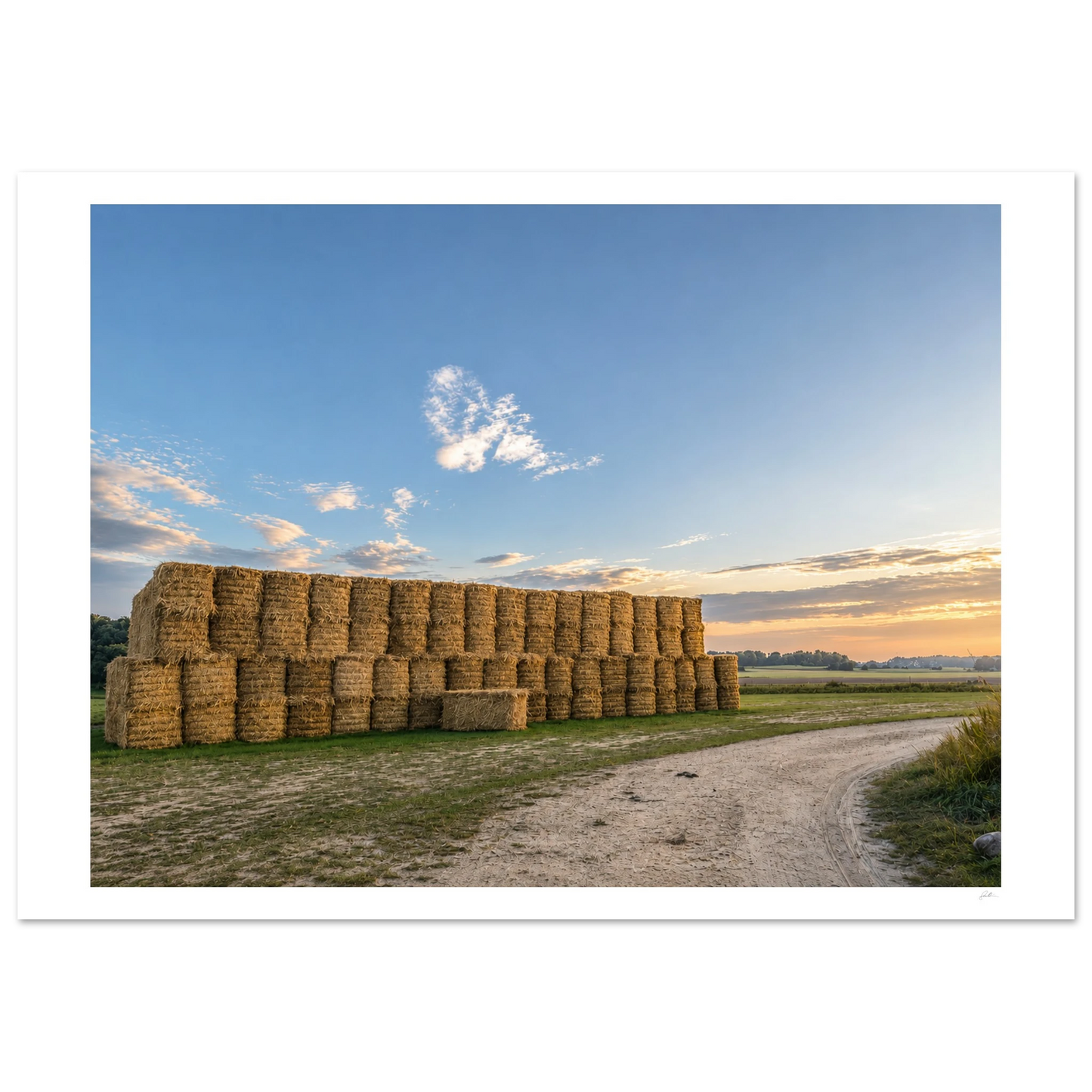 Held Light SandyLAND art print by Sandra Molin