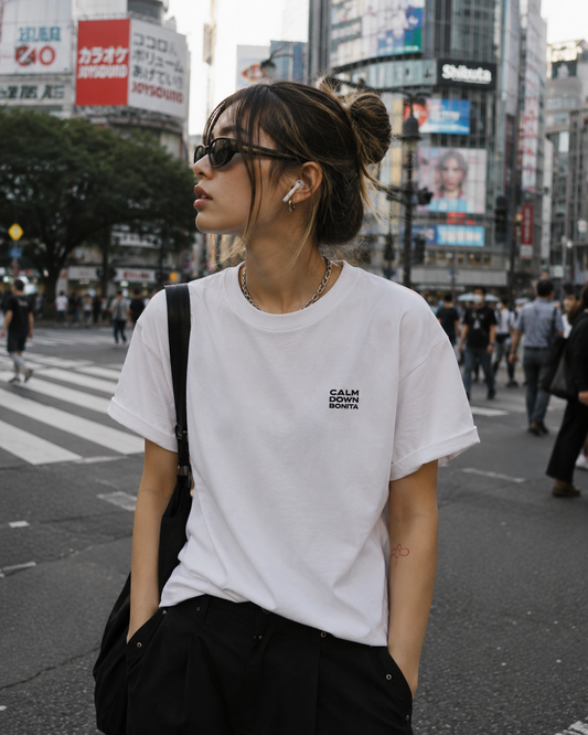 CALM DOWN BONITA Boxy Tee