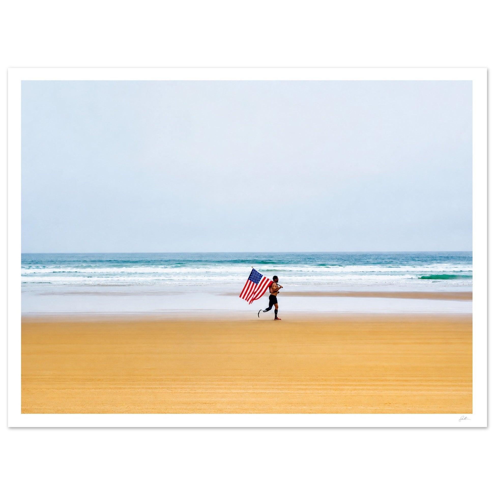 Unfinished Freedom SandyLAND art print by Sandra Molin