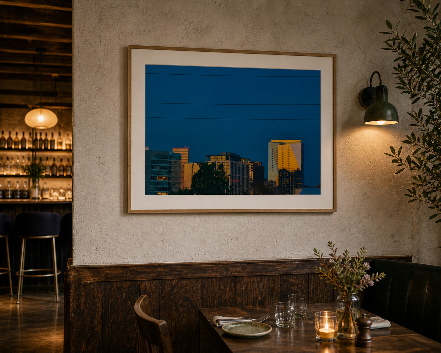 Good Night Portland SandyLAND art print by Sandra Molin
