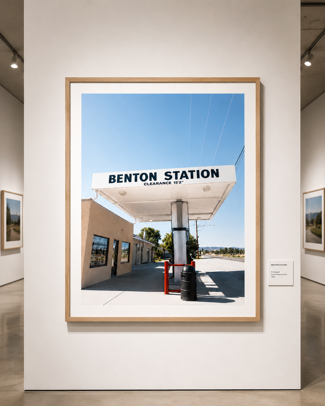 Benton Station SandyLAND art print by Sandra Molin